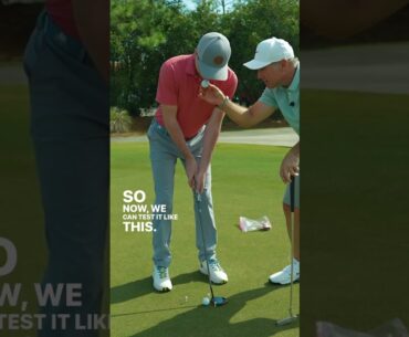 When Masters Champion Trevor Immelman gives you putting advice, you take it.