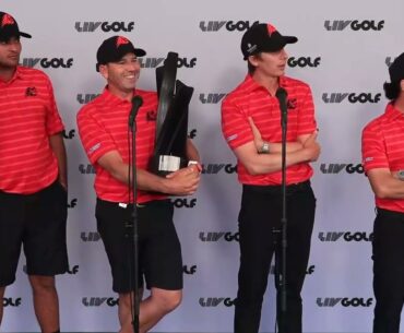 Fireballs Sunday Winners Press Conference 2023 LIV Golf Tucson