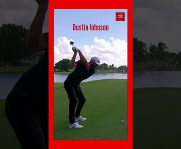 Dustin Johnson's Driver Swing Slow Motion #golf