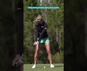 The most stylish Nelly Korda golf swing #golf #nellykorda #golftips #shorts #golfswing