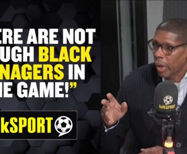 "There's not enough!" 😩 Palmer and Jordan discuss the lack of black managers in English football!