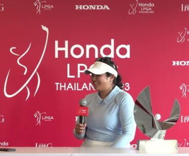 Lilia Vu Winner Press Conference 2023 Honda LPGA Thailand © LPGA Tour