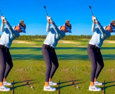NELLY KORDA GOLF SWING - SLOW MOTION