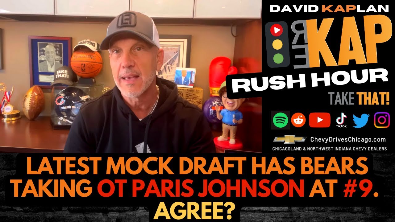 REKAP Rush Hour ๐ – Latest Mock Draft has Bears taking OT Paris Johnson at #9. Agree? REKAP Rush Hour ๐ - Latest Mock Draft has Bears taking OT Paris Johnson at #9. Agree?