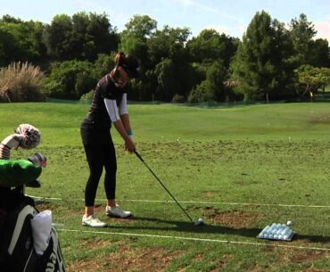 Sandra Gal Golf Swing