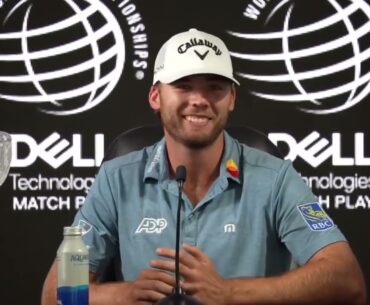 Sam Burns Winner Press Conference Sunday 2023 WGC Dell Technologies Match Play © PGA Tour