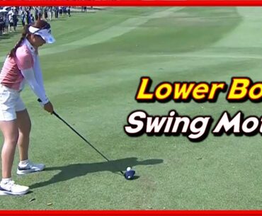 LPGA Top "Atthaya Thitikul" Great Lower Body Swing & Slow Motions