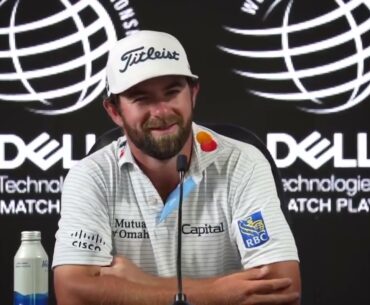 Cameron Young Flash Interview Sunday 2023 WGC Dell Technologies Match Play © PGA Tour