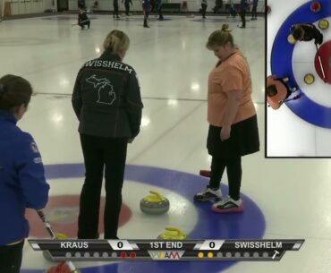 2023 USA Curling Club Nationals - Draw 2 Women - Kraus vs Swisshelm