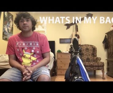 WHATS IN MY BAG??? | WHATS INSIDE SPORTS NOMADS GOLF BAG