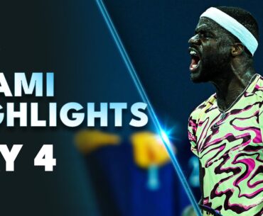 Hurkacz & Kokkinakis Play Thriller; Tiafoe Epic; Medvedev In Action | Miami 2023 Highlights Day 4