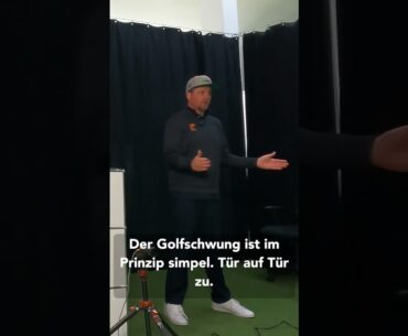 Tür auf Tür zu: Der Golfschwung ist im Prinzip simpel… 😂 #Short #Shorts #gutgolf #subscribe #golf