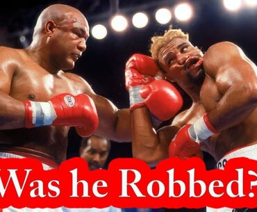 George Foreman vs Shannon Briggs  -  Foreman's last ring appearance.