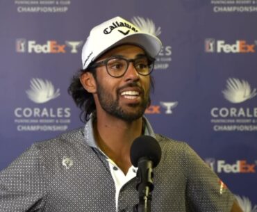 Akshay Bhatia Friday Flash Interview 2023 Corales Puntacana Championship · Round 2