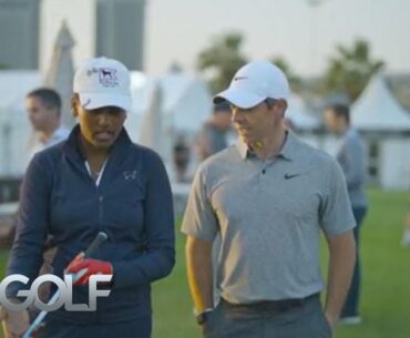 Maya Gaudin charming golf's best on journey from Dubai to Augusta | Golf Today | Golf Channel