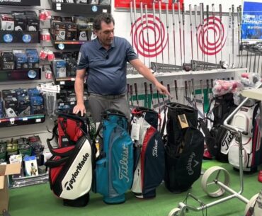 Nouveautés sur les sacs de golf par Jérôme SCHIELE