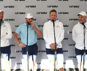 Ian Poulter, Lee Westwood, Henrik Stenson, and Sam Horsfield Thursday Presser 2023 LIV Golf Orlando
