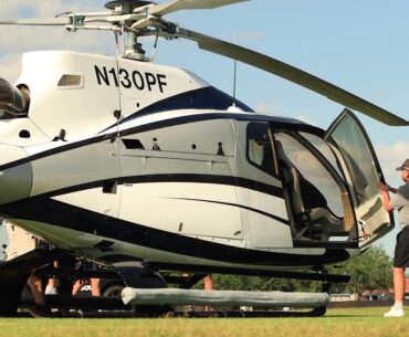 Ian Poulter and Majesticks teammates have opted to commute via helicopter at the LIV Golf Orlando