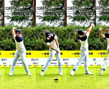 中西直人 Naoto Nakanishi プロゴルファー DRIVER SHOT SLOW MOTION !!!