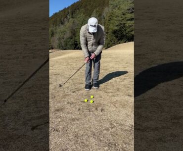 グリップエンドのイメージ。アプローチしっかり捉える。♯shortsも