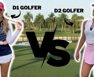 TWO Emotional golfers go head TO head | 9 HOLES of MATCHPLAY | Sabrina Andolpho