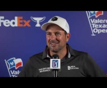 Roberto Diaz Thursday Flash Interview 2023 Valero Texas Open · Round 1