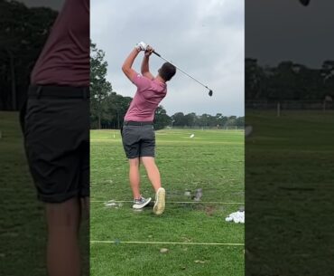 9 iron swing ⛳️ #viral #youtubeshorts #golfaddict #golf #florida #america #lifestyle #golfstagram