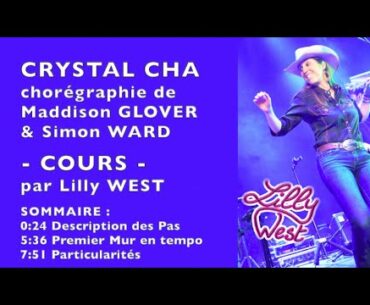 [COURS] CRYSTAL CHA de Simon WARD & Maddison GLOVER, enseignée par Lilly WEST