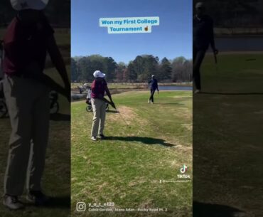 I Won my First College Golf Tournament