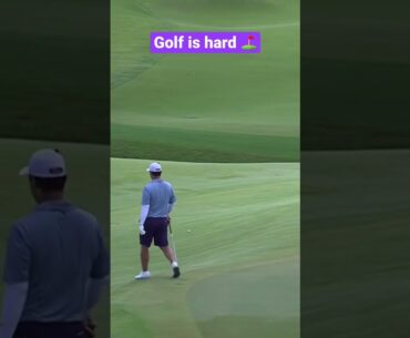 Golf is hard ! #livgolf  #golf #shorts #funny