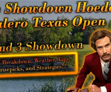 PGA DFS: Showdown Hoedown Round 3 | Valero Open | DraftKings Strategies & (Not) Picks | Underdog