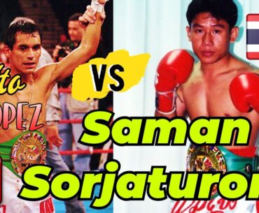 RICARDO FINITO LOPEZ VS EL DEMONIO ROJO DE TAILANDIA ( Saman Sorjaturong)