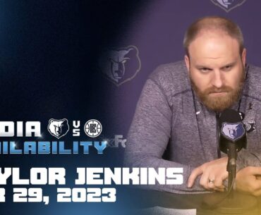 Grizzlies vs Clippers: Coach Taylor Jenkins press conference 03.29.23