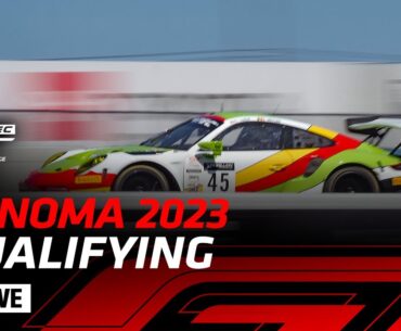 LIVE | Qualifying | Fanatec GT World Challenge America powered by AWS @ Sonoma 2023