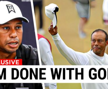 Tiger Woods REVEALS His Future Plans..