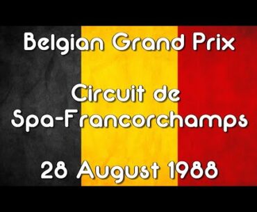 1988 Belgian Grand Prix