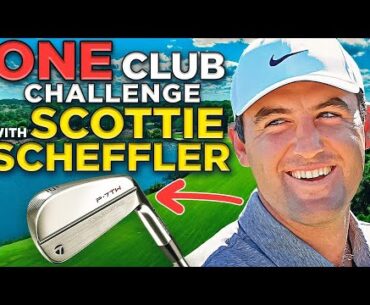 Scottie Scheffler Plays Us With One Club