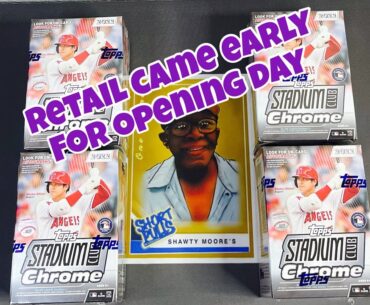 2022 Stadium Club Chrome: Ripping Wax on MLB Opening Day. Awesome Julio Insert!