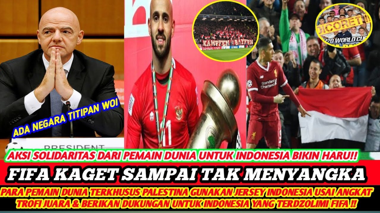 FIFA Kaget❗Aksi Para Pemain Dunia & Palestina untuk Indonesia Sampai Berikan Pesan Menyetuh ke FIFA FIFA Kaget❗Aksi Para Pemain Dunia & Palestina untuk Indonesia Sampai Berikan Pesan Menyetuh ke FIFA
