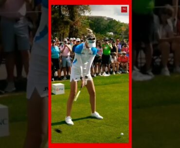 It's not bored to watch Nelly Korda's swing #shorts