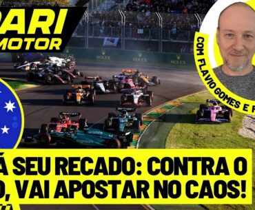 PARI LIVE MOTOR: F-1 APOSTA NO CAOS!