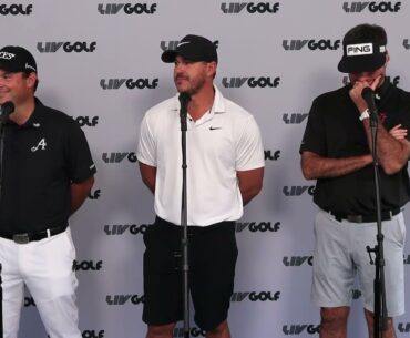 Brooks Koepka, Bubba Watson and Patrick Reed Wednesday Press Conference 2023 LIV Golf Orlando