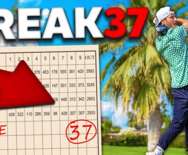 Finally out on the real course...can I break 37? | Breaking 37 Ep. 1