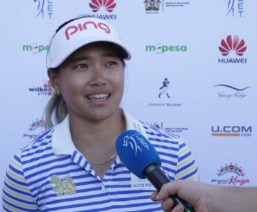 April Angurasaranee Flash Interview Sunday Final Round 2023 Magical Kenya Ladies Open