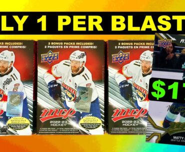 RARE Blaster Exclusive GOLD SCRIPTS! - 2022-23 Upper Deck MVP Hockey Retail Blaster Box Break x3