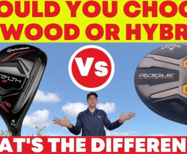 Should I use a 7 Wood or a Hybrid? What's the difference?