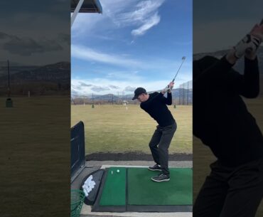 Exit low ✅ #golf #golfswing #shorts