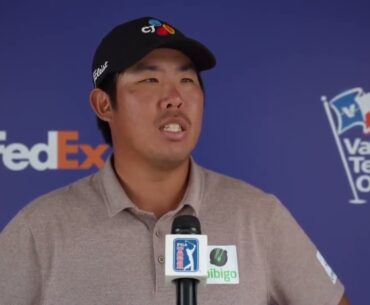 Ben An Saturday Korean Flash Interview 2023 Valero Texas Open · Round 3