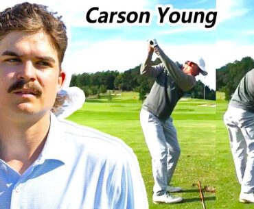 Carson Young カーソン・ヤング 米国の男子ゴルフ スローモーションスイング!!!