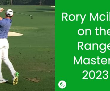 Rory Mcilroy on the Range | Masters 2023 #themasters #golf